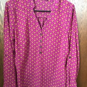 Dressy long sleeve blouse